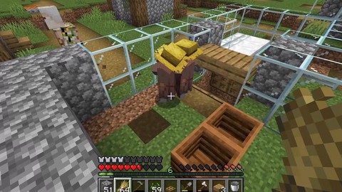 我的世界农民怎么种地