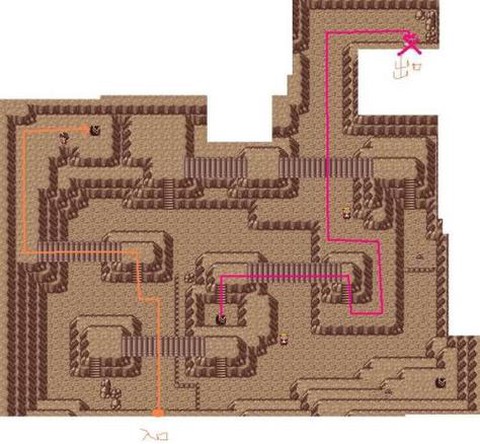 口袋妖怪单机版涅盘洞怎么走