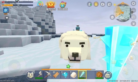 迷你世界如何喂北极熊[图1]